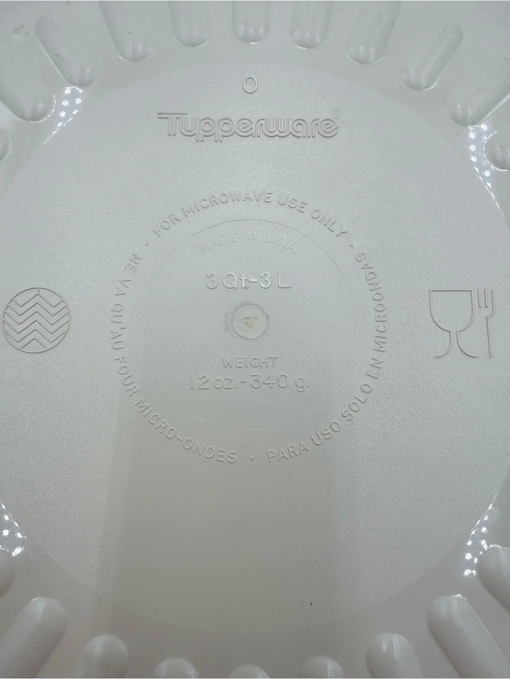 Vintage Tupperware Microwave Stack Cooker Almond 3 Pieces 2192 2193 2210